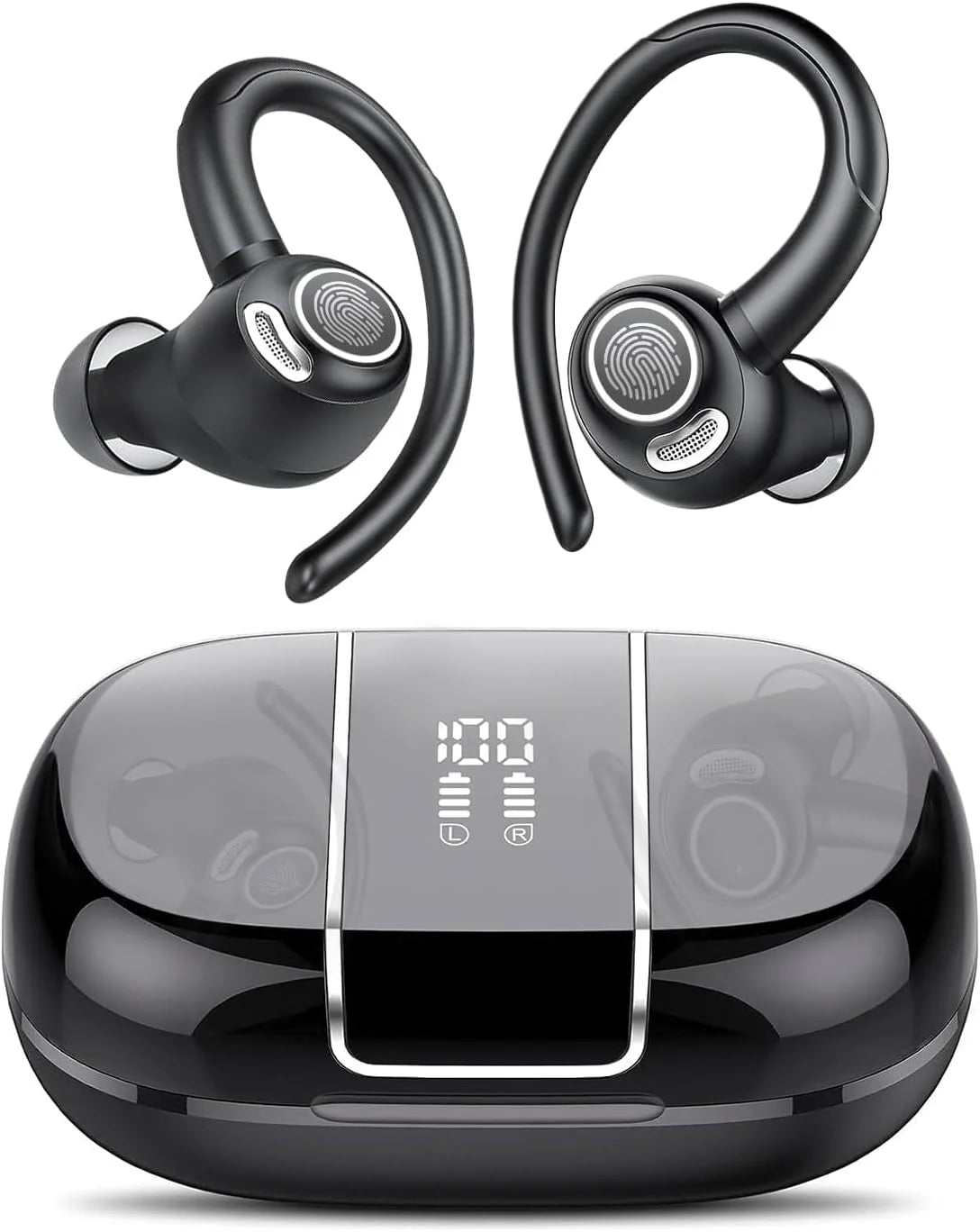 Bluetooth Oortjes - Draadloze Sport Oordopjes met Noise Cancelling - Nexeon