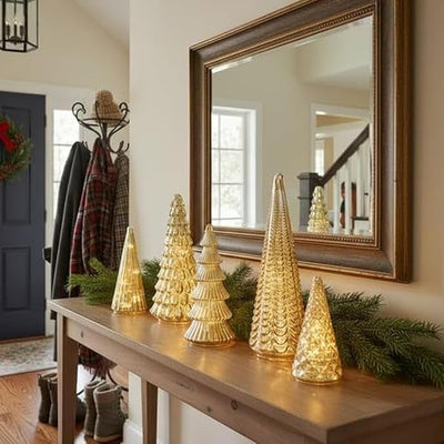 GlowTrees | Kristallen Kerstbomen Set