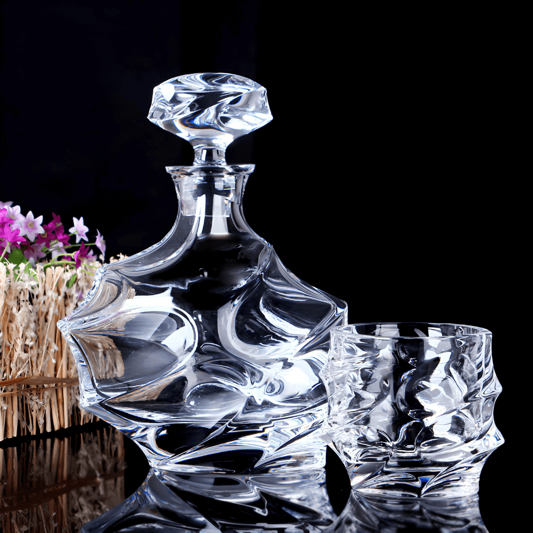 Noble Oak  - Whisky Decanter - Handgemaakt Kristal & Luxe Design