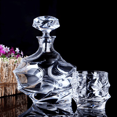 Noble Oak  - Whisky Decanter - Handgemaakt Kristal & Luxe Design