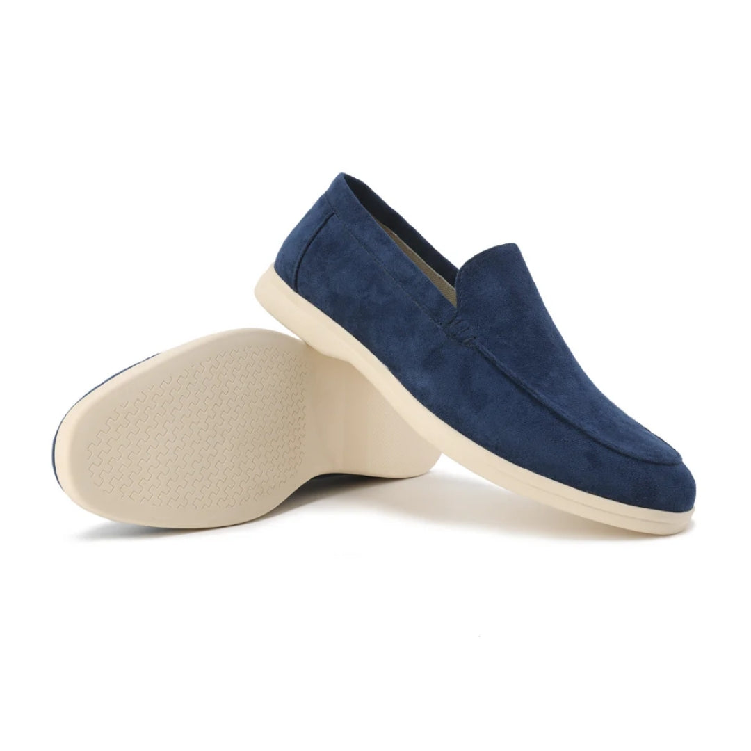 Loafers - Suède Look Instappers met Comfortzool - Valtero