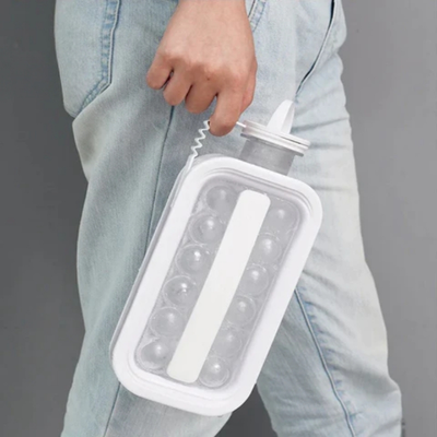 ICEY - Machine à Glaçons - Bouteille 2-en-1 avec 17 Glaçons