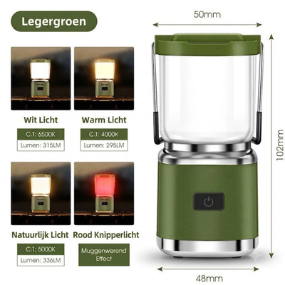 Muggenlamp - draagbaar met stil ontwerp