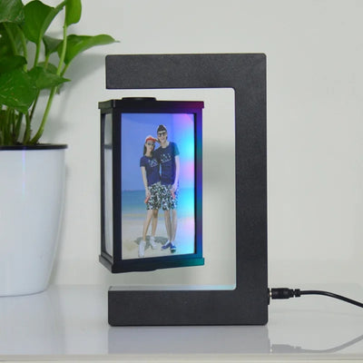 Magnetisch Zwevende Fotolijst - Zwevend Design Met LED Sfeerverlichting