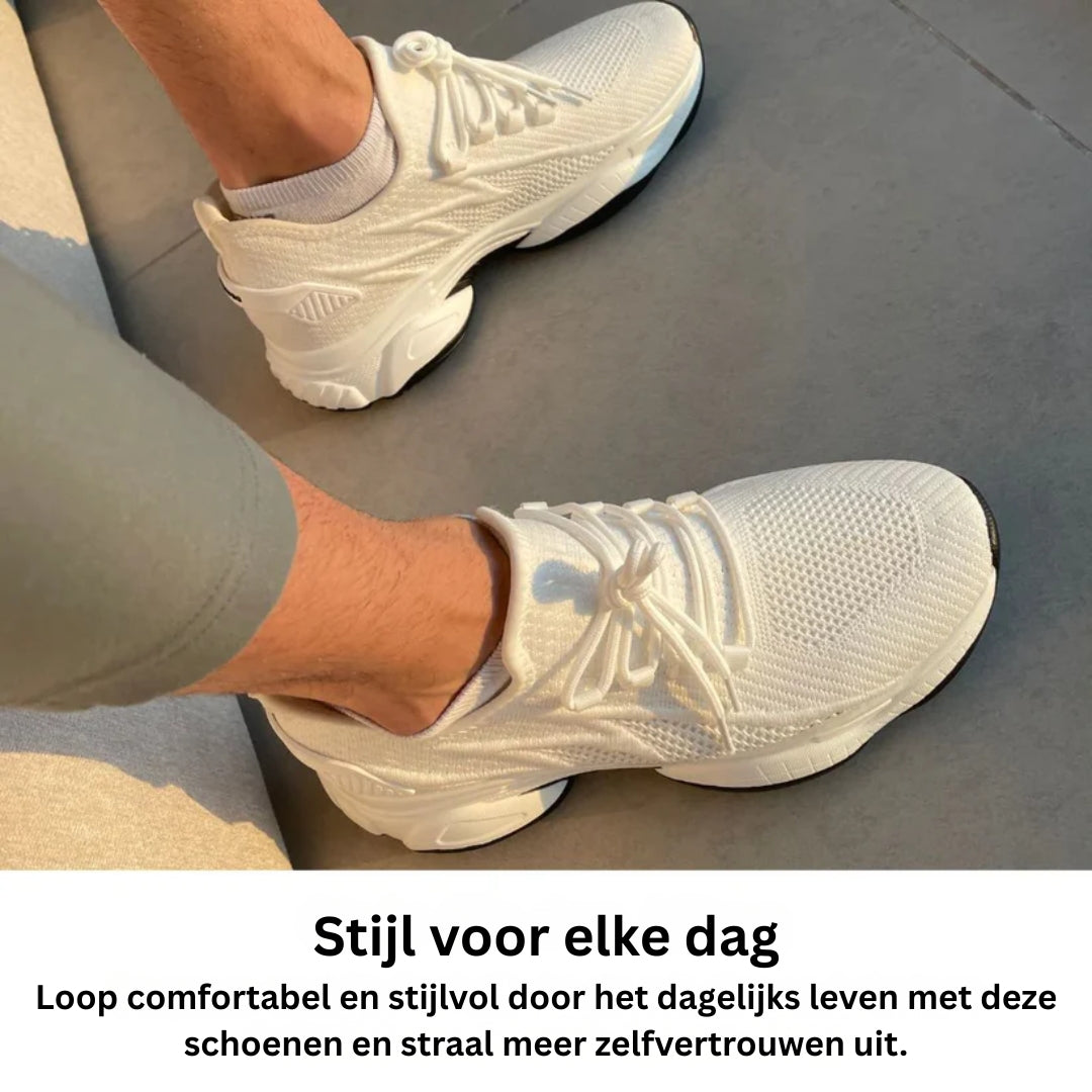 Sneakers met verhoogde hak