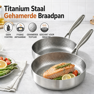 Braadpan - Duurzame Pan voor Inductie en Gas