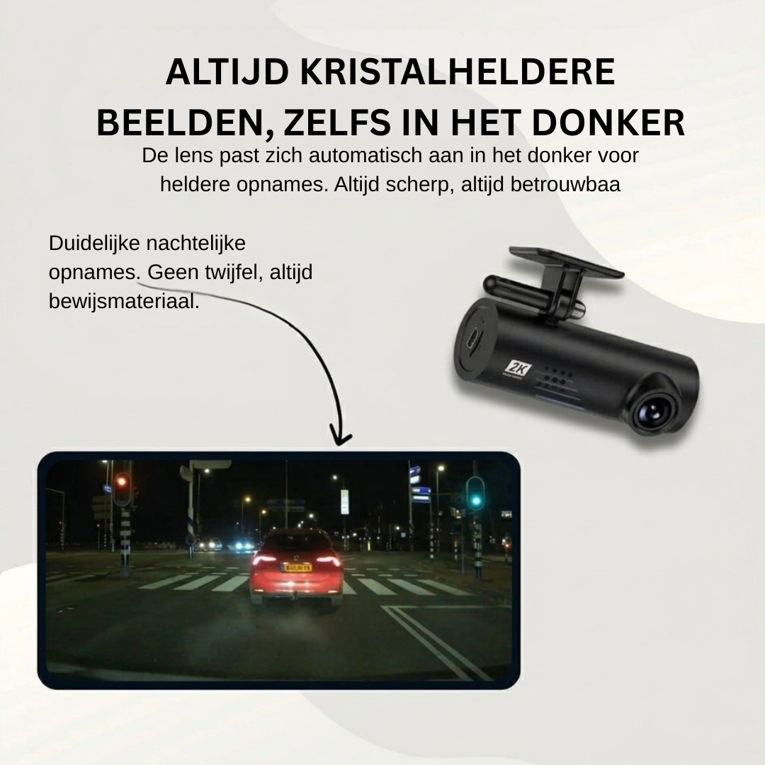Dashcam - 1080P Full HD met Sony Starvis Nachtzicht - RoadGuard
