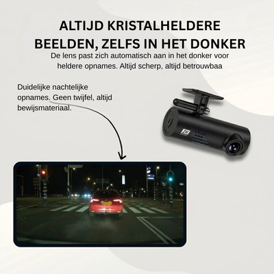 Dashcam - 1080P Full HD met Sony Starvis Nachtzicht - RoadGuard