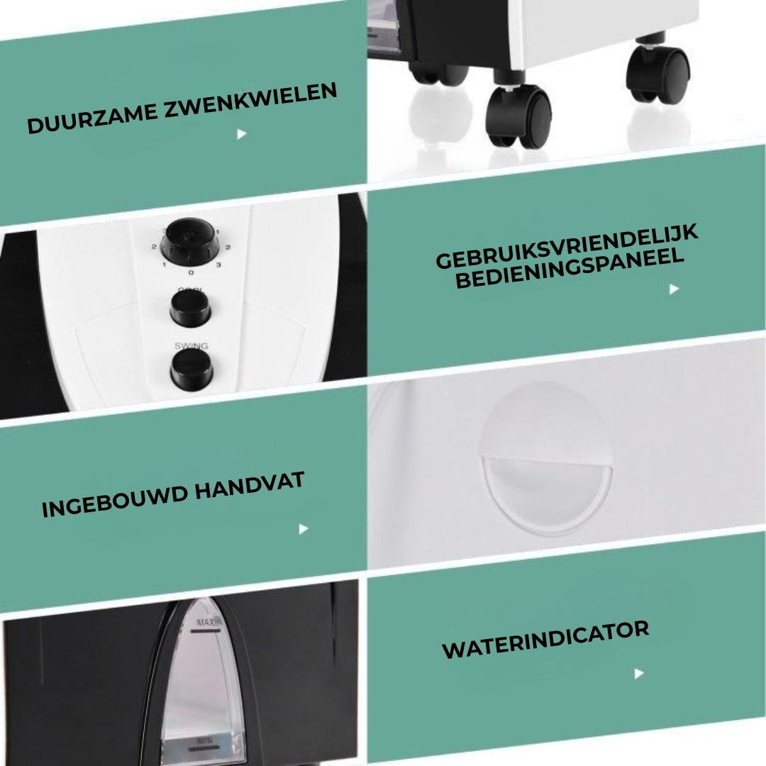 Mobiele Airco - Compacte 3-in-1 Luchtkoeler