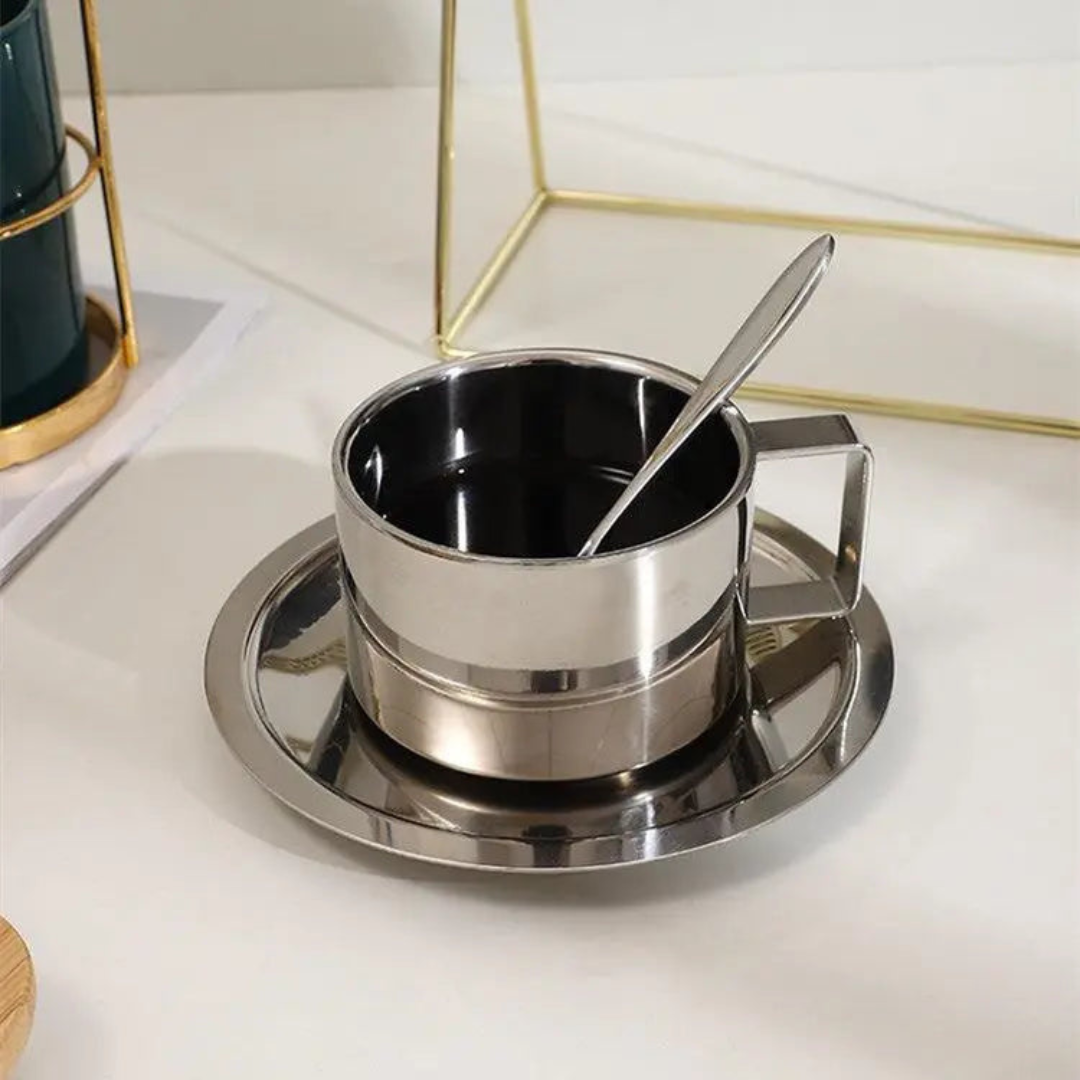 Koffie Set - Luxe Koffiekop met Schotel - NordicBrew