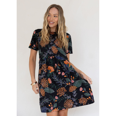 Zomerjurk - Botanische Jurk met Zakken - Florenza