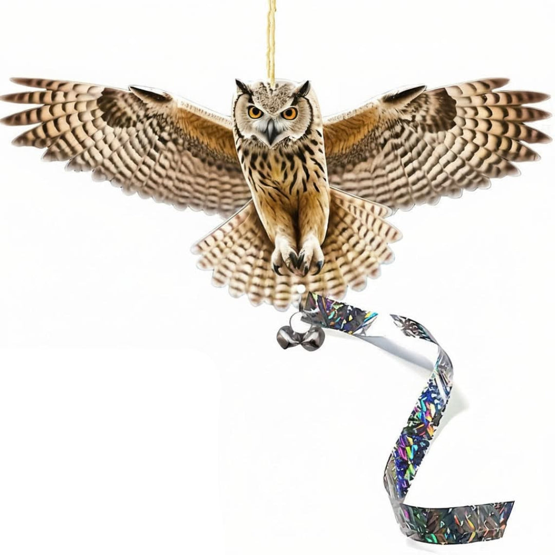 Decoratieve Uil - Realistische Vogelverjager