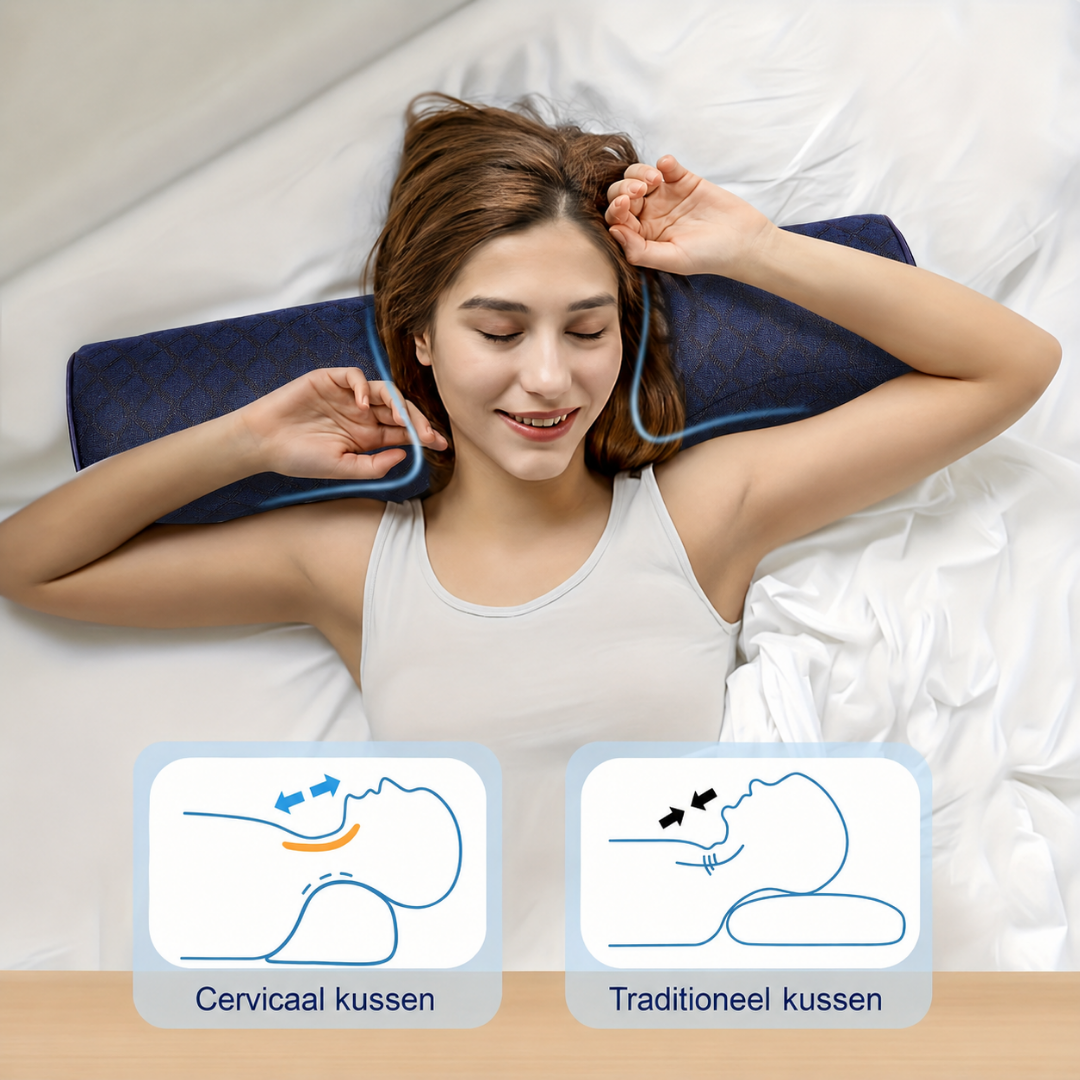 Nekkussen - Ergonomisch Traagschuim Slaapkussen