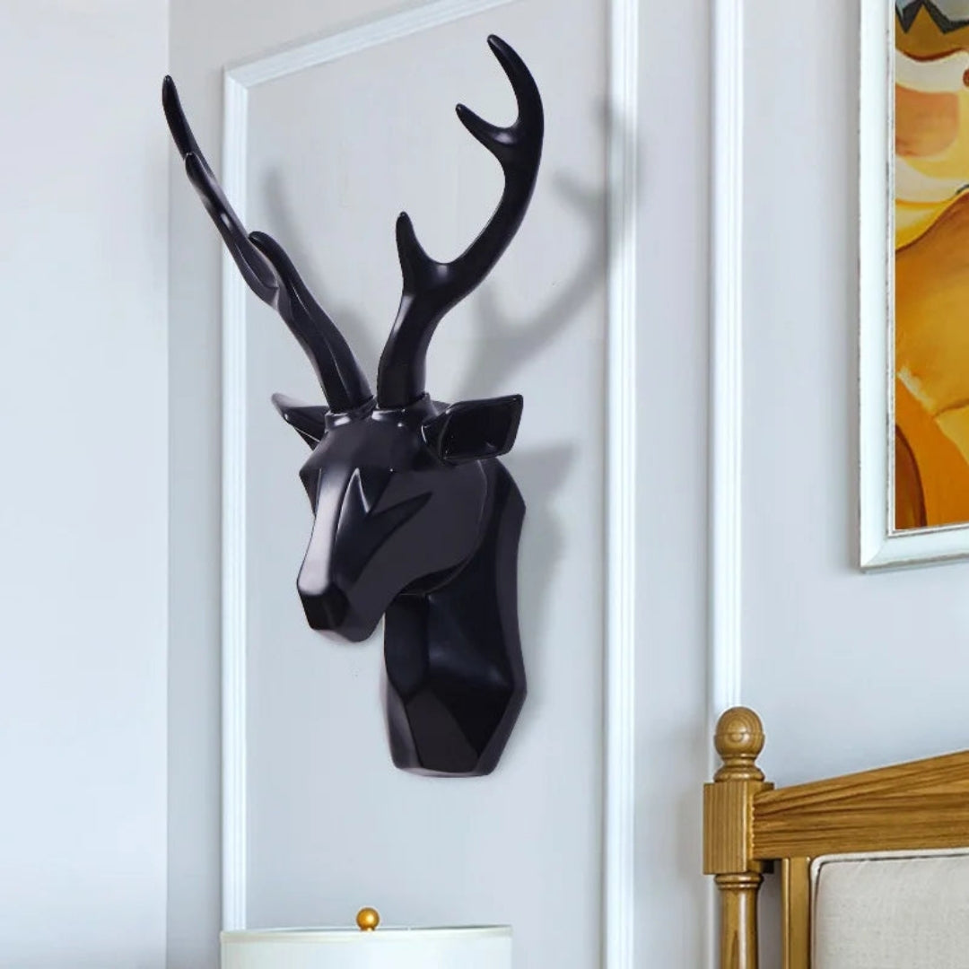 Hertenkop Wanddecoratie - 3D Decoratie - Nordvera