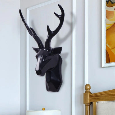 Hertenkop Wanddecoratie - 3D Decoratie - Nordvera