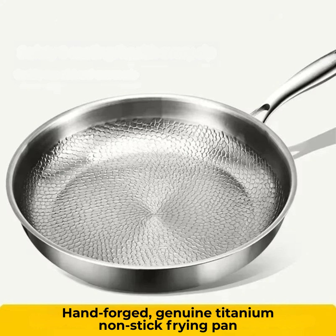 Titanium Pan - Gehamerde Anti Aanbak Koekenpan