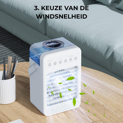 Draagbare Ventilator - 4-in-1 Luchtkoeler - IceWind