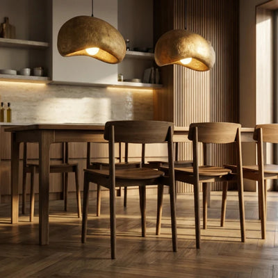 Aureliah - Hanglamp met Gouden Japandi Design