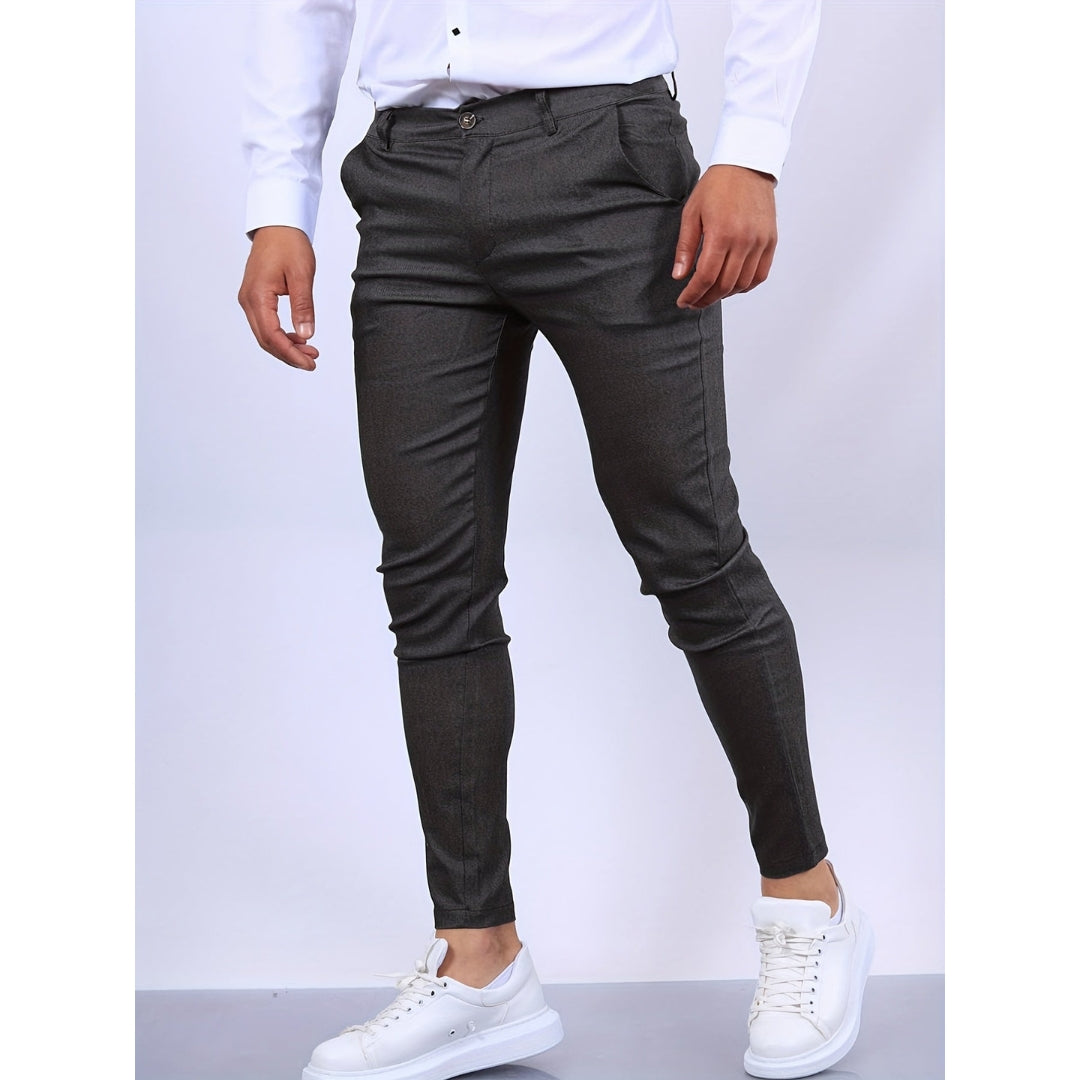 Heren Skinny Chino - Moderne Slim Fit Broek