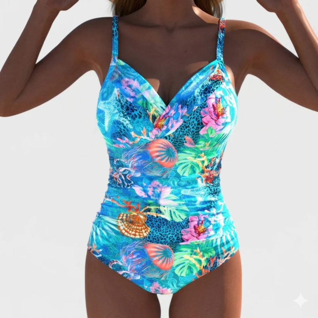AquaCharm - Corrigerend Badpak met Kleurrijke Print