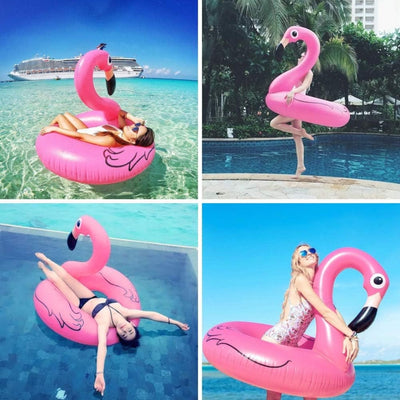 Opblaasbare Flamingo Zwemband - Kinderen & Volwassenen