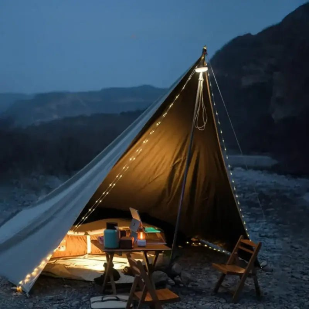 Camping Lamp - 4-in-1 Uitschuifbare Verlichting voor Outdoor Avonturen - CampGlow
