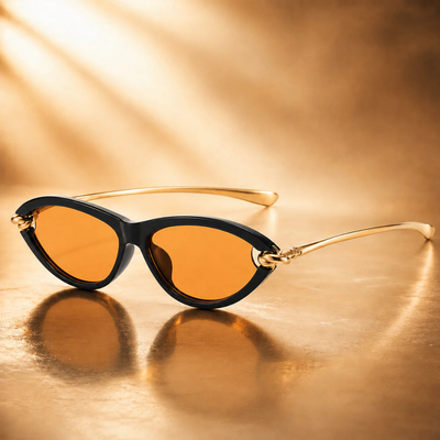 Zonnebril - Cat Eye Zonnebril Met Ketting