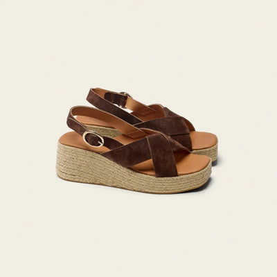 Platform Espadriller med Leopardprint