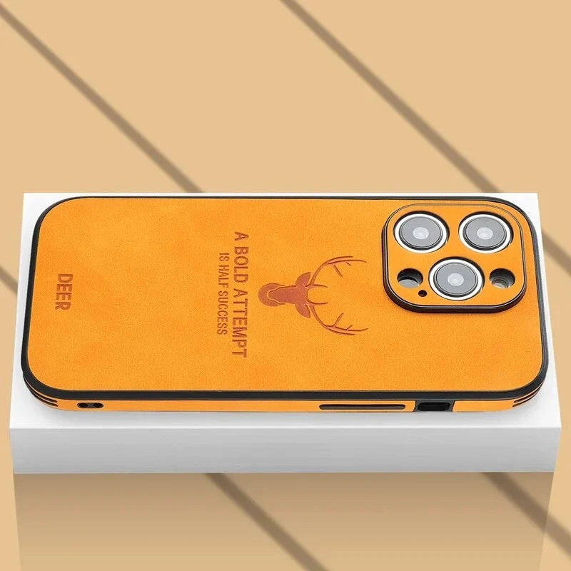 iPhone Hoesje - Luxe Lederen Beschermhoes - Norvello