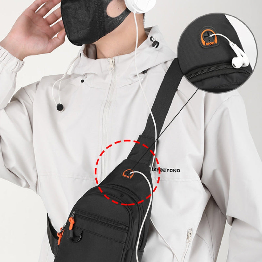 Schoudertas - waterdichte crossbody met meerdere vakken
