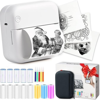 Mini Printer - Draadloze Stickerprinter voor Notities & Labels - Printora