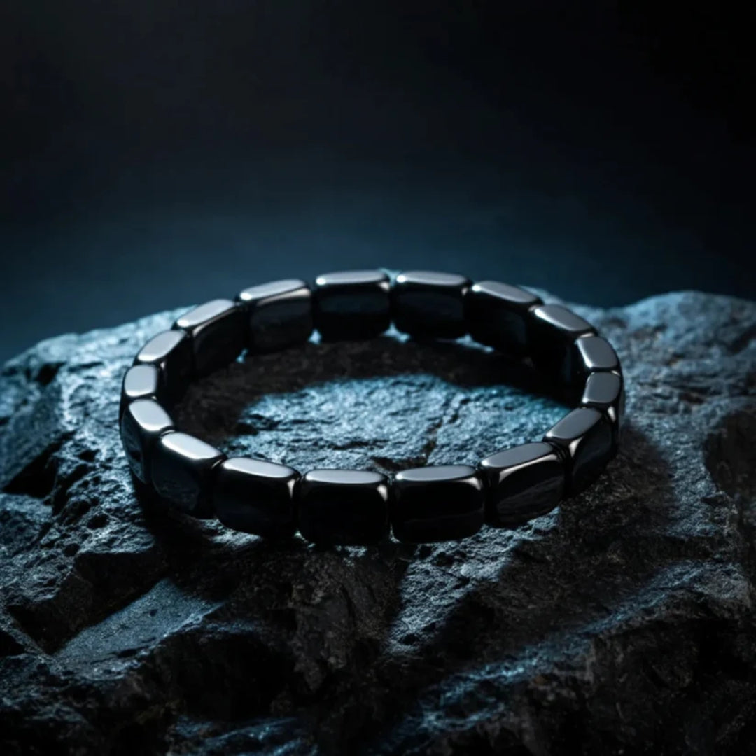 Energie armband met hematiet