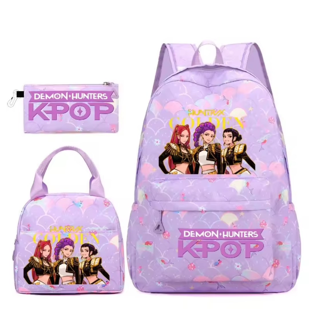 Kpop Rugzak - 3-delige Schooltas Set voor Fans