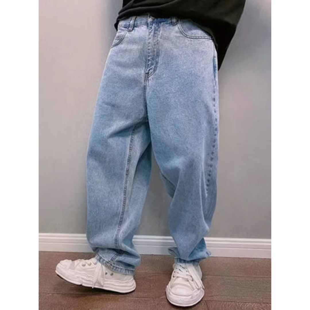 Loose Fit Jeans met Mid Waist Pasvorm - UrbanDenim