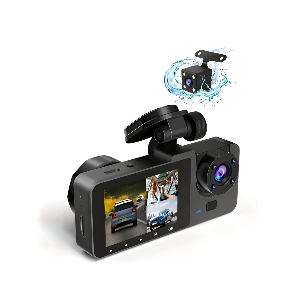 Dashcam - 1080P Dual Camera met Groothoeklens - DriveNova
