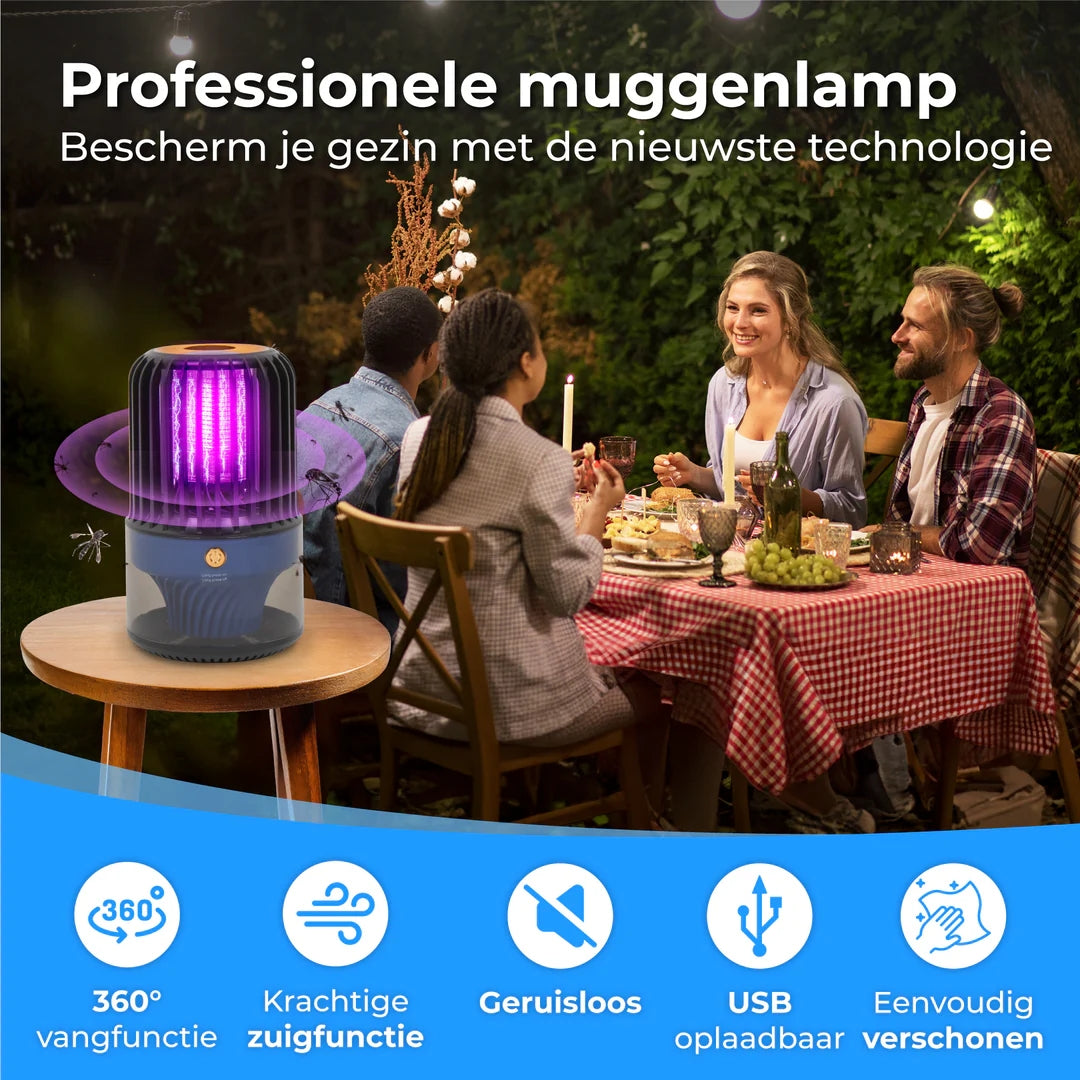 Muggenlamp - Draadloze UV Insectenvanger