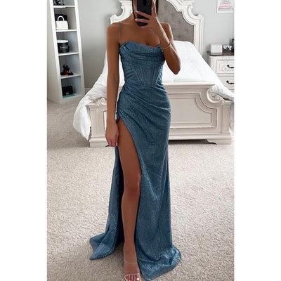 Avelisse - Gala Jurk met Glitters en Split