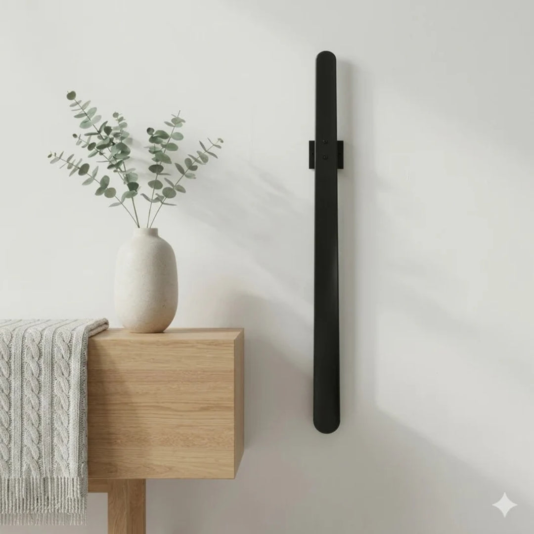 Træ Skoindtrækker med Magnetisk Vægdesign