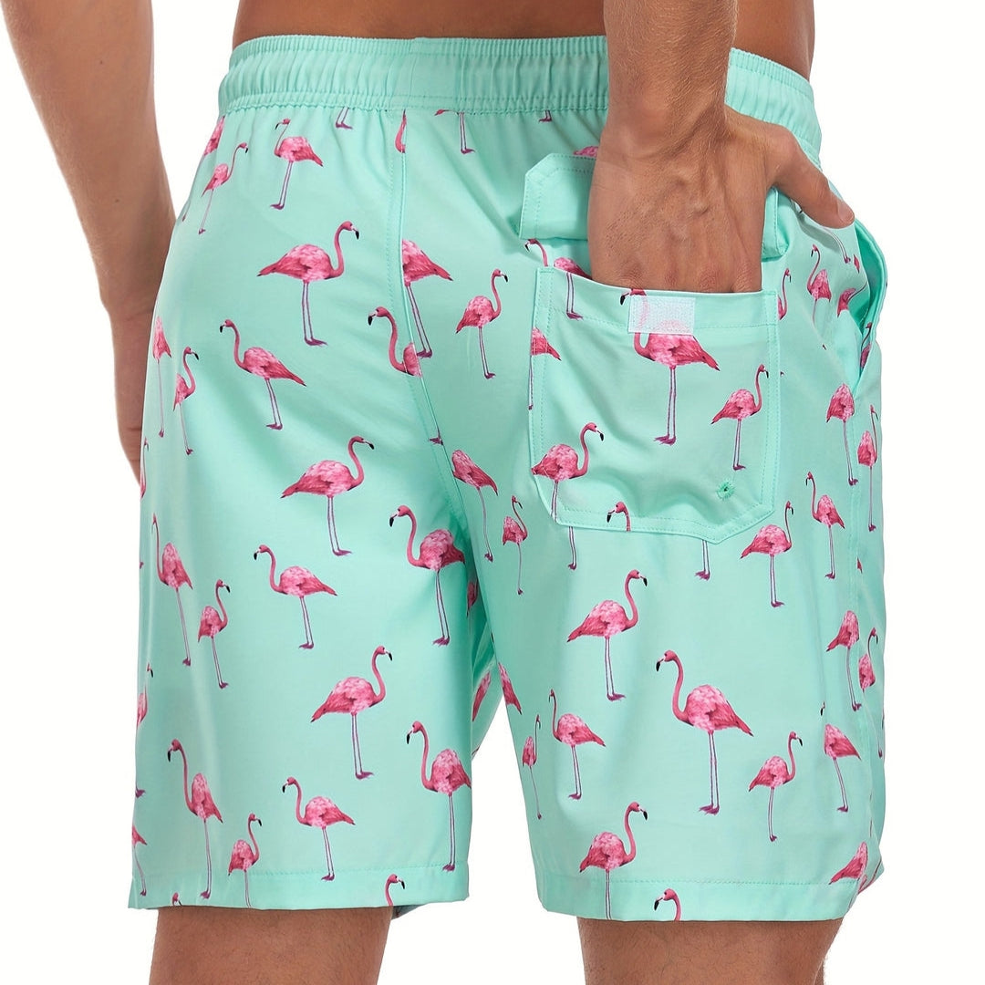 Zwembroek - Tropische Flamingo Print