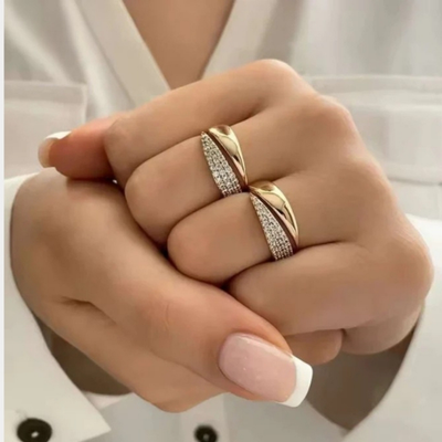 Bague pour femme - Ajustable et élégante avec un éclat subtil