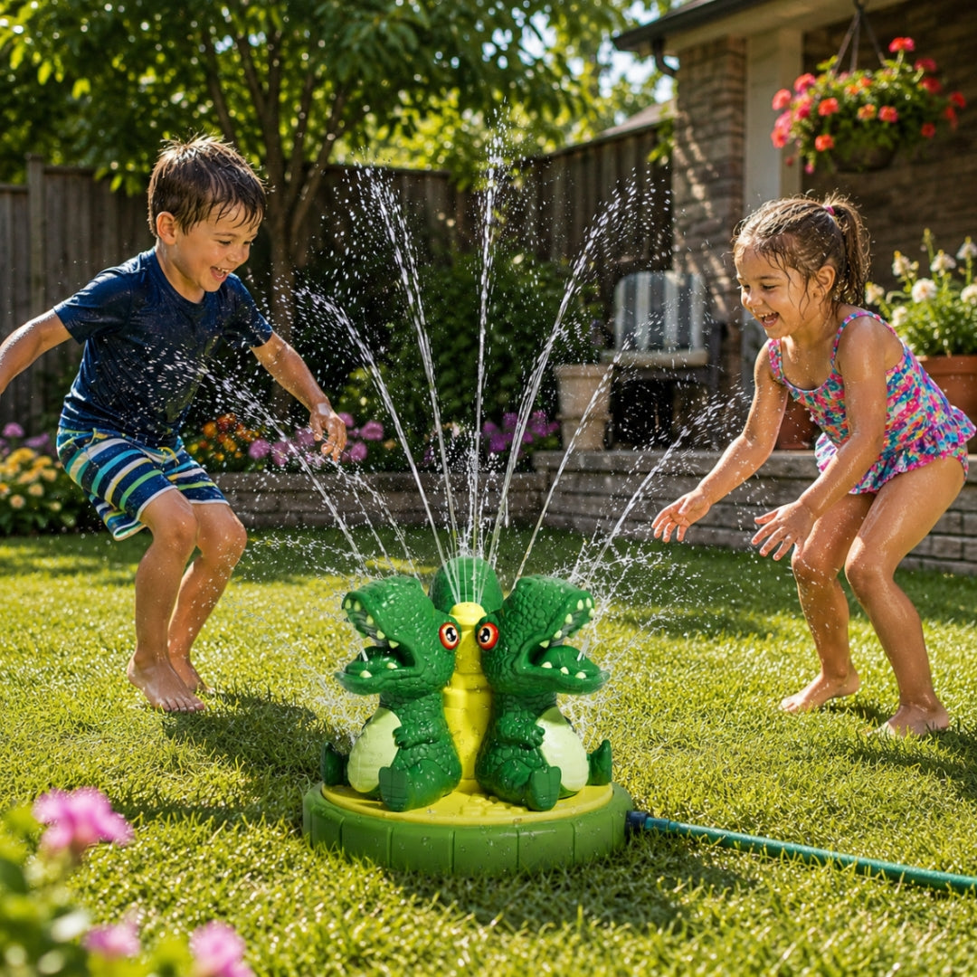Watersproeier - Interactieve Dino Sproeier Voor Tuinplezier