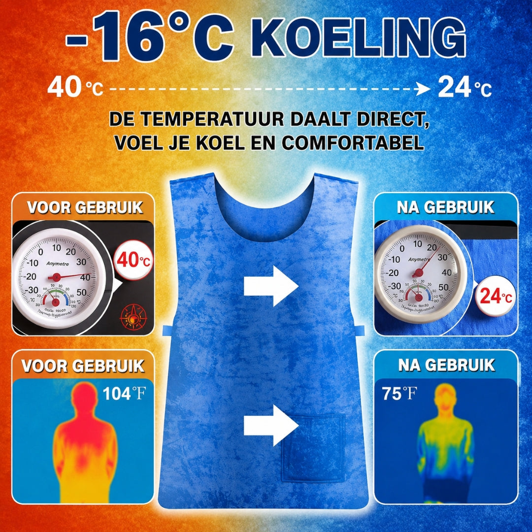 Koelvest - Verkoelend Vest Voor Warme Dagen