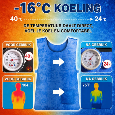 Koelvest - Verkoelend Vest Voor Warme Dagen
