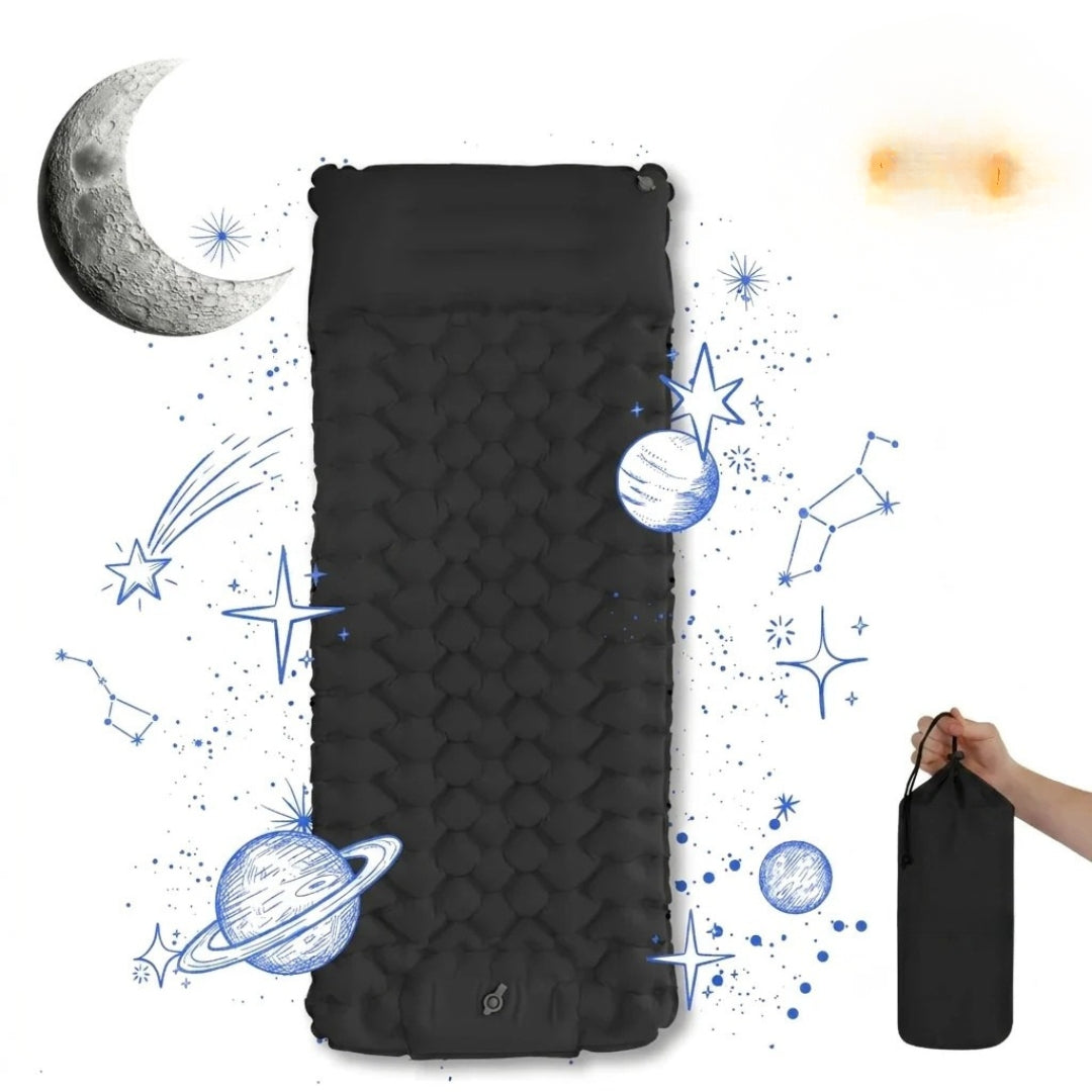 Camping Matras - Opblaasbaar Met Ingebouwde Voetpomp