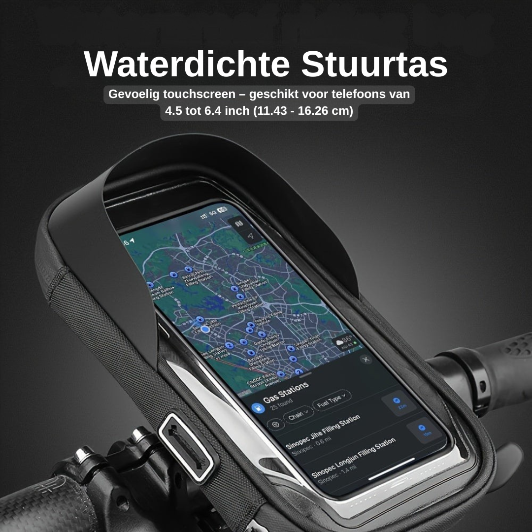 Waterdichte Fiets- en Motor Telefoonhouder met 360° Rotatie - RideVault