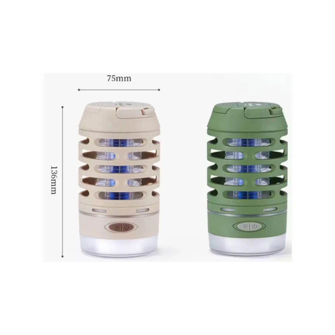 Muggenlamp - draagbaar met LED en USB-oplaadbaar