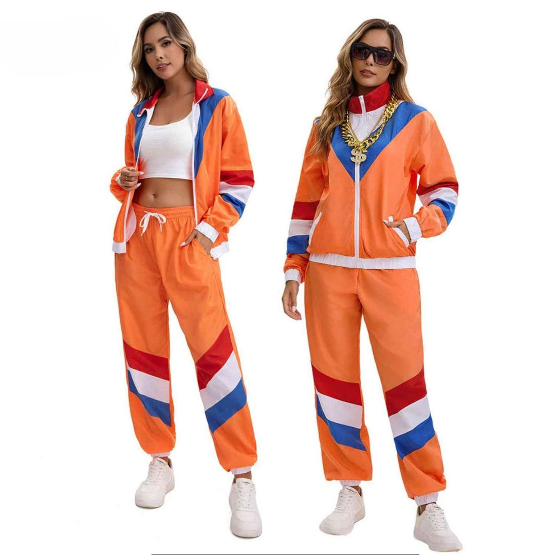 WK sportpak - Retro 80s Trainingspak met Unisex Comfort
