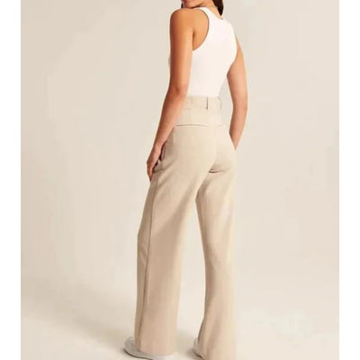 Wijde dames pantalon - Comfortabele Stretchbroek - LunaFit