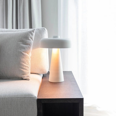Mushroom Lamp - Luxe Zwarte Tafellamp met Gouden Gloed