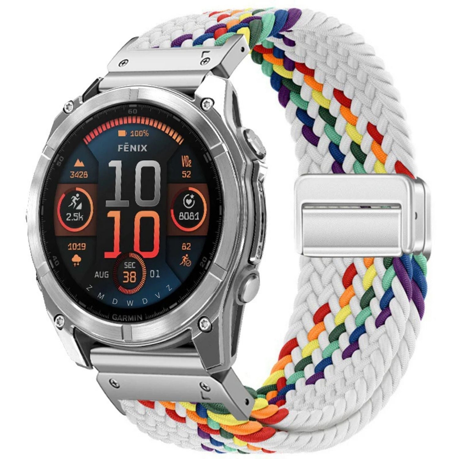 Magnetische nylon band met gesp voor Garmin